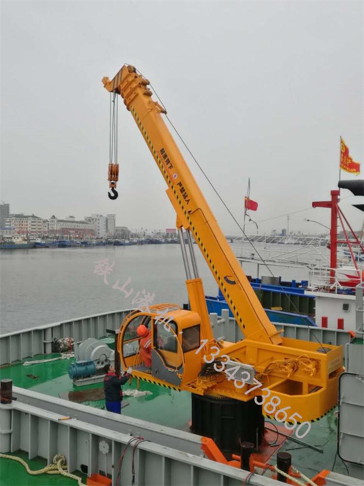 山東臨沂甲板起重機廠家起重機耐沖擊，制動性能好